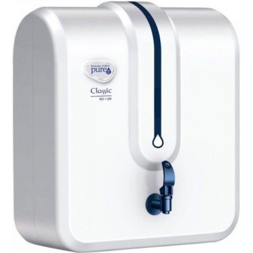 Pureit Classic Ro + Uv 5 L RO + UV Water Purifier(White)